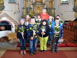 Erstkommunionkinder von Loitzendorf